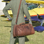 Greenwood Leather Weekend Travel Bag