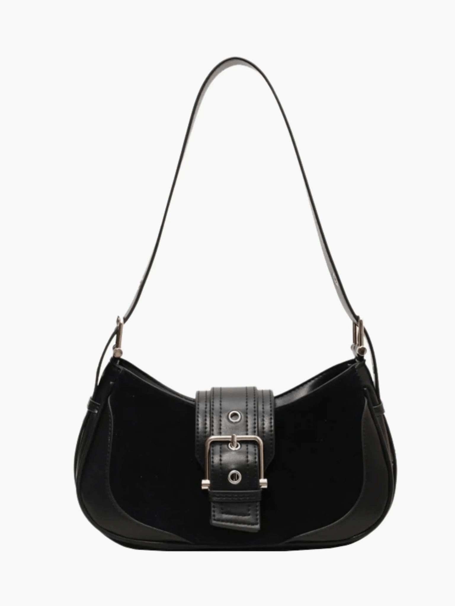 Juliette | Luxe Brown Suede Shoulder Bag – Vintage & Sophisticated