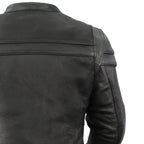 Women's Motorcycle Jacket. Vented Cowhide with Zip-Out Thermal Liner