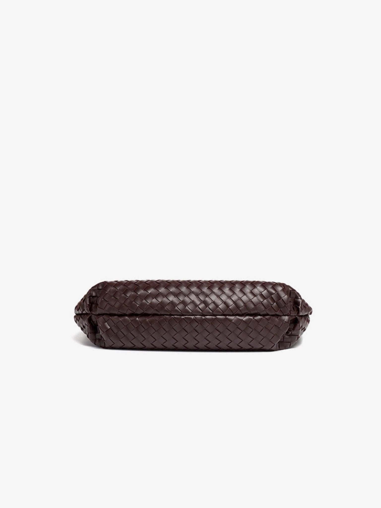 Siena | Brown Woven Leather Shoulder Bag – Sophisticated & Timeless
