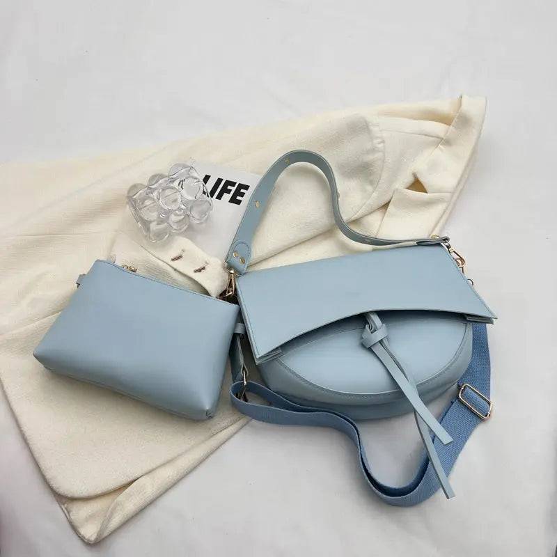 Isla | Contemporary Black Leather Crossbody – Sleek & Stylish