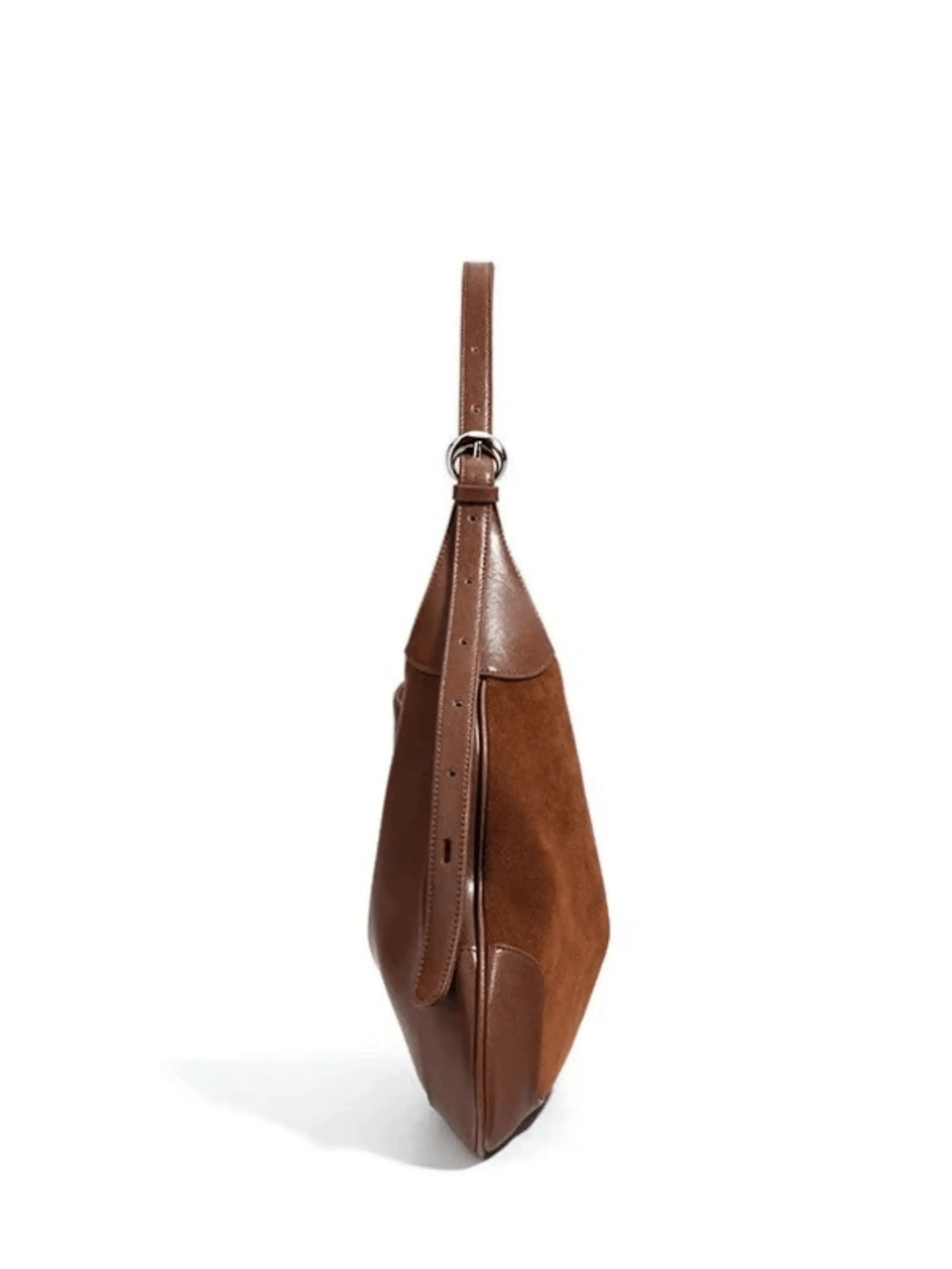 Amara | Luxe Suede & Leather Shoulder Bag – Timeless Elegance