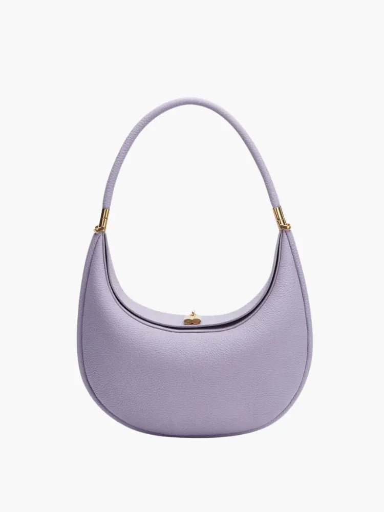 Virelia | Lavender Crescent Shoulder Bag – Elegant & Chic