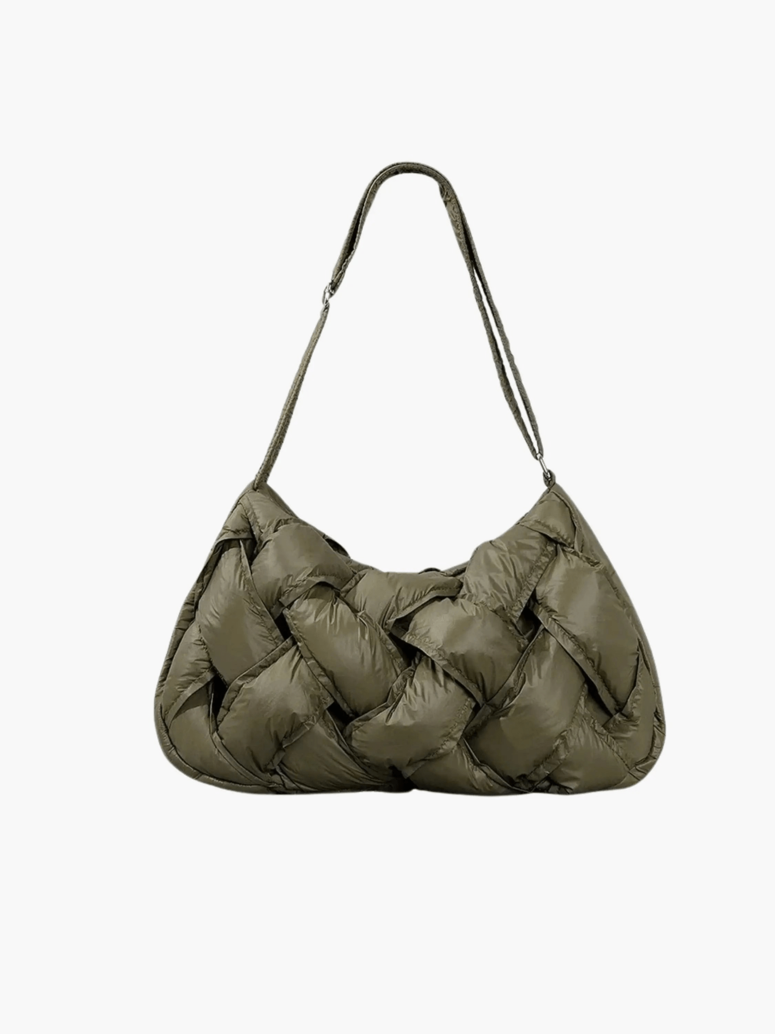 Olivia |  Quilted Shoulder Bag – Modern &amp; Minimalist Woven Design