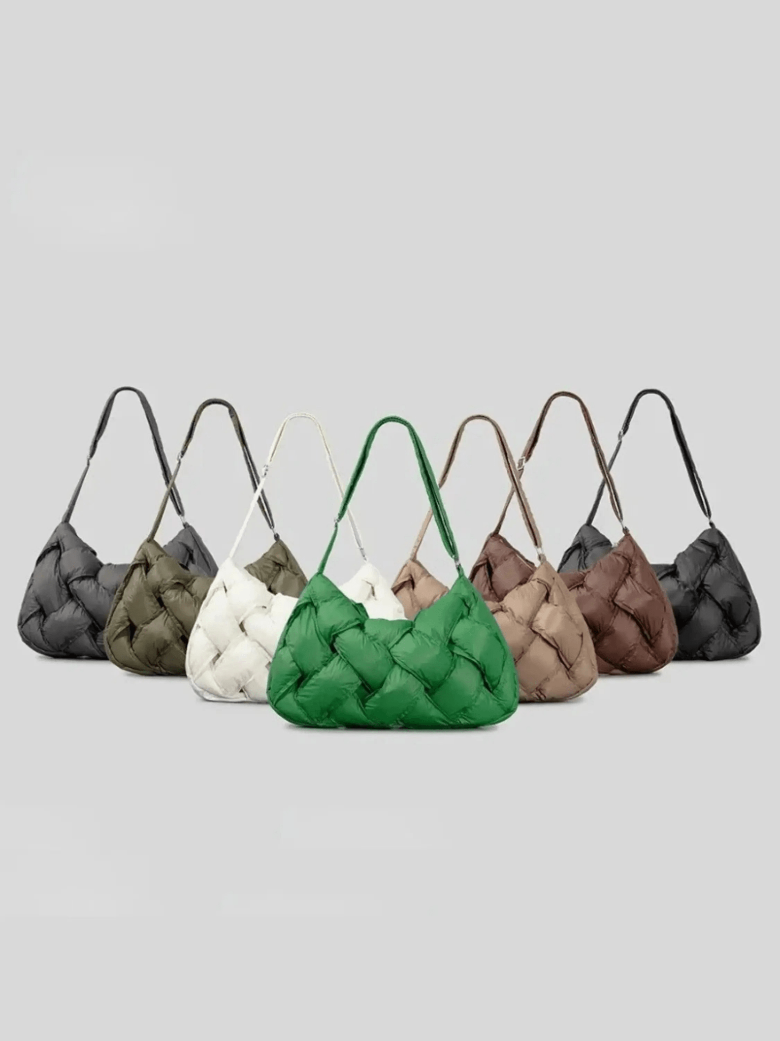 Olivia |  Quilted Shoulder Bag – Modern &amp; Minimalist Woven Design