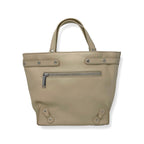 Sac Transformable en Cuir Véritable Beige, Kelly