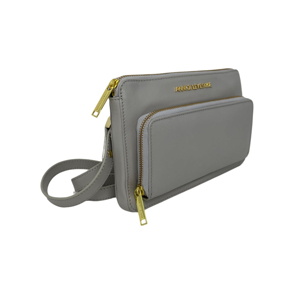 Petit Sac Bandoulière Portefeuille Cuir Perlé, Carmen