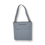 Sac à Main en Cuir Bleu Poudre, 2-en-1 | Lina