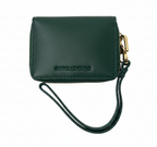 Porte-cartes en cuir Maylia, Dark Green