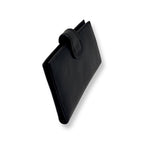 Petit Portefeuille en cuir véritable Denise, Noir