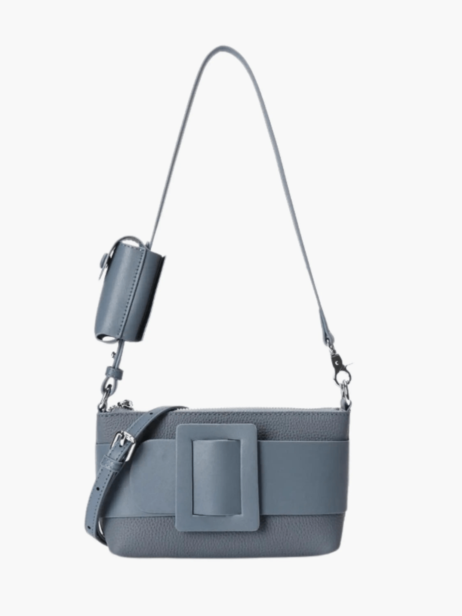Aria | Blue Buckle Crossbody Bag – Modern & Versatile