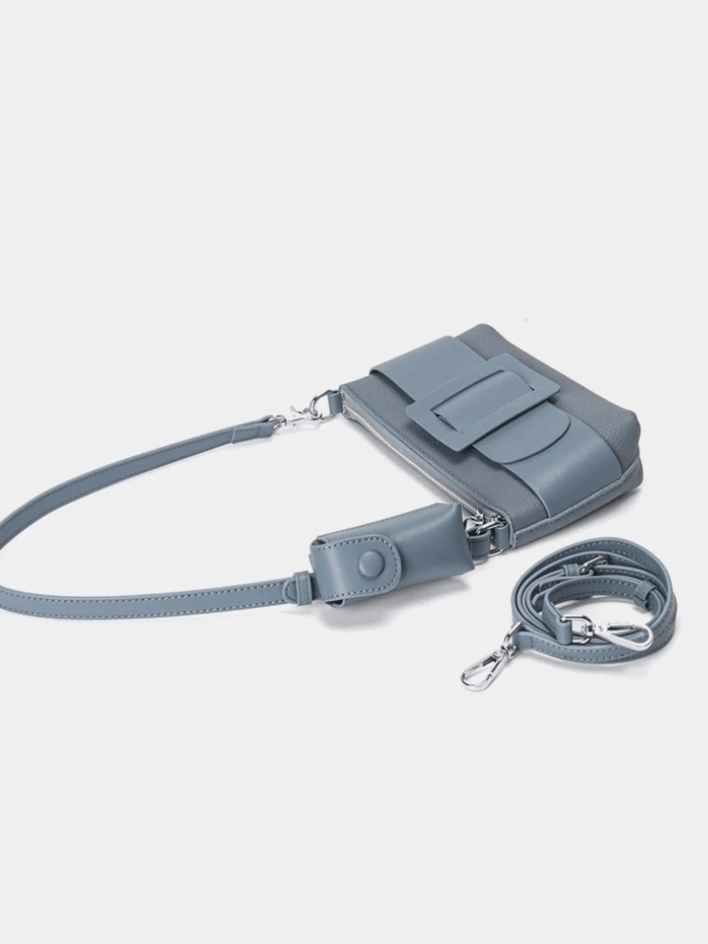 Aria | Blue Buckle Crossbody Bag – Modern & Versatile