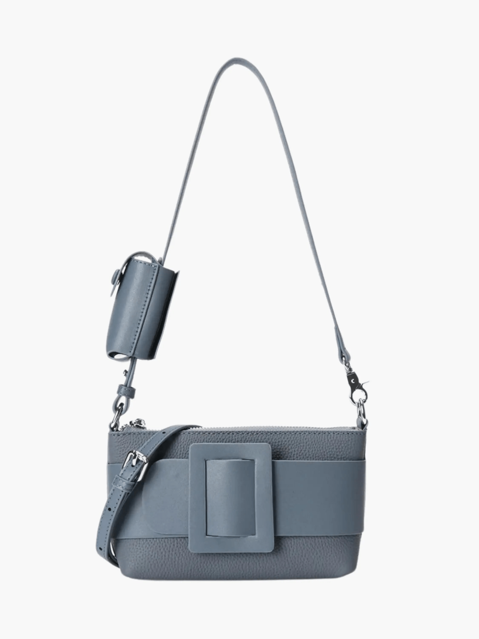 Aria | Blue Buckle Crossbody Bag – Modern & Versatile