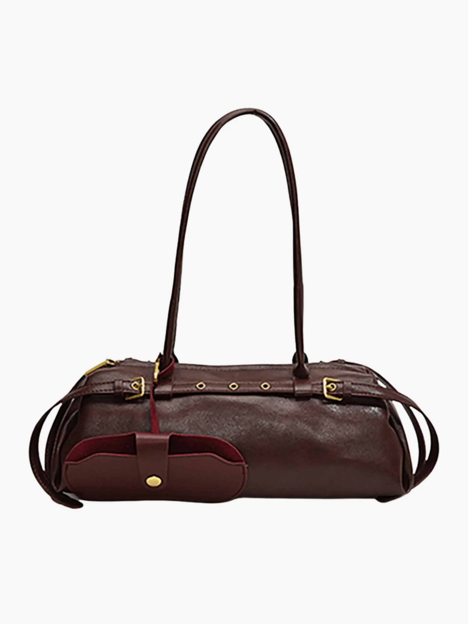 Sylvaris | Black Leather Shoulder Bag – Sleek & Sophisticated