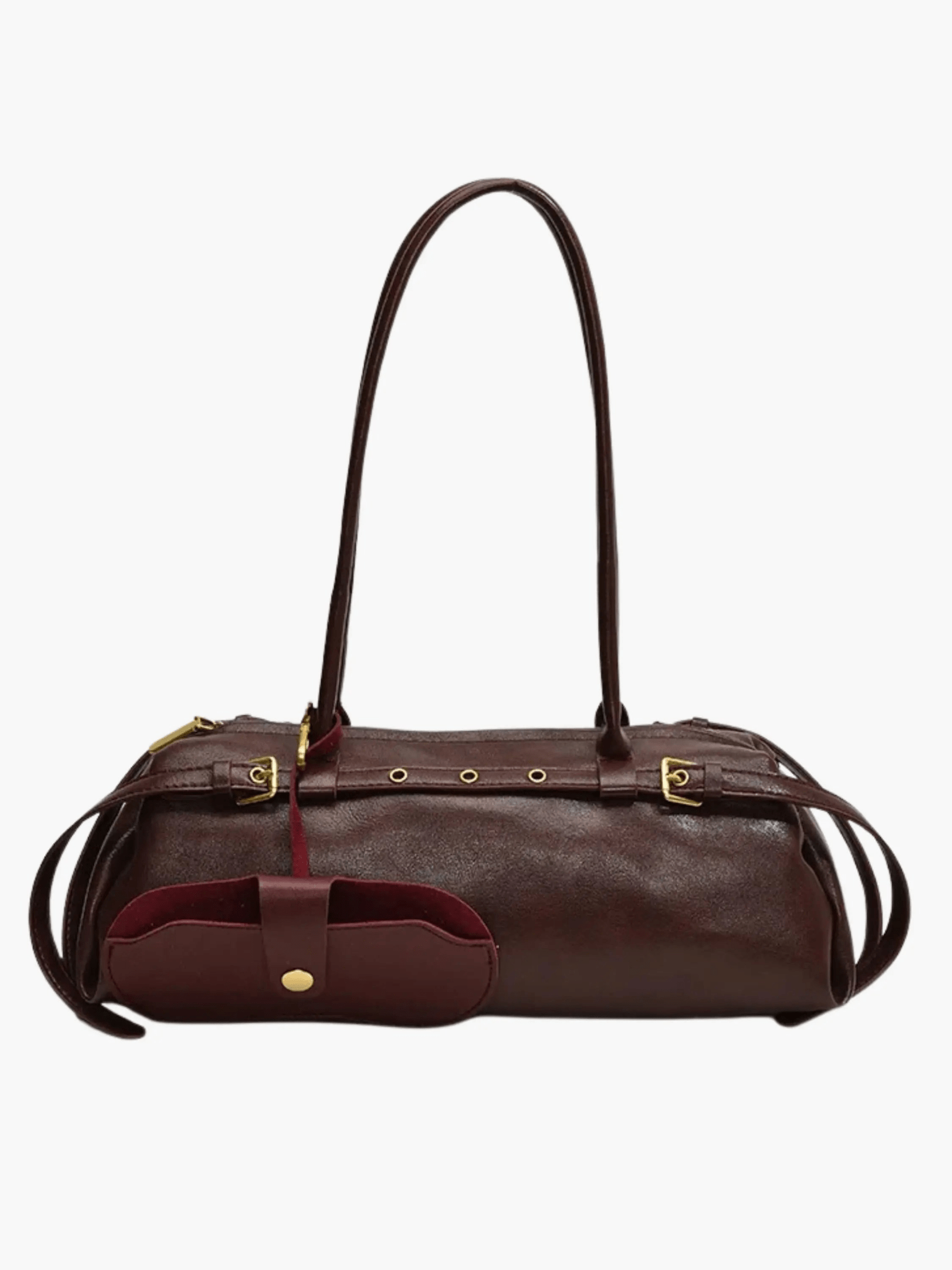 Sylvaris | Black Leather Shoulder Bag – Sleek & Sophisticated