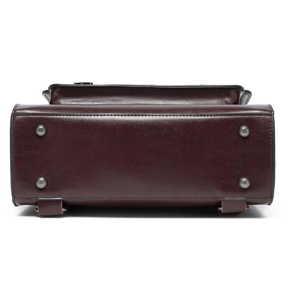 Lazaria | Vintage Brown Leather Backpack – Classic, Elegant & Functional