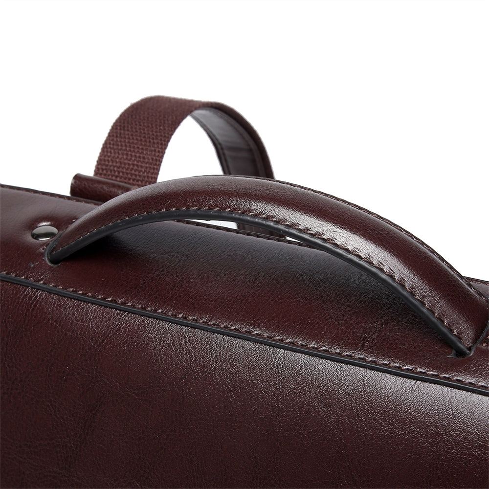 Lazaria | Vintage Brown Leather Backpack – Classic, Elegant & Functional