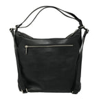 Sac à main en Cuir véritable Transformable Noir - Alexandra