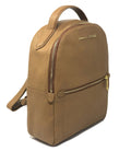 Sac à dos en Cuir Véritable Tan | Eve
