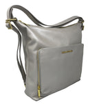 Sac à main en Cuir Transformable Perlé, Alexandra