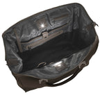 Sac à Main en Cuir Verni Noir Souple | Mona Moyen