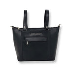 Sac à main en cuir noir | Lina
