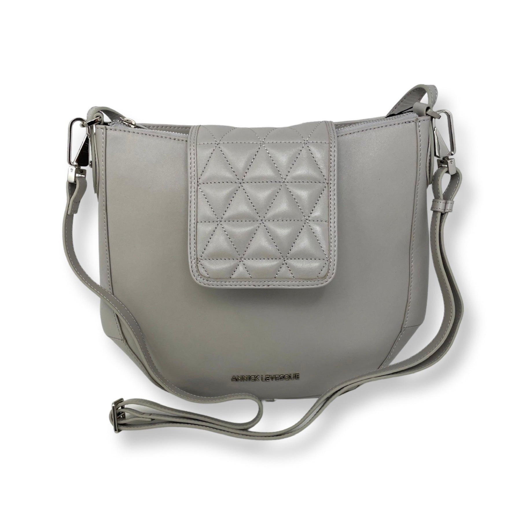 Sac à main en Cuir Perlé, 2-en-1, Isabelle