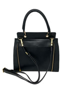 Sac à Main en Cuir Véritable Noir, Chloé