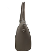 Grand Sac à Main en Cuir Taupe | Mona