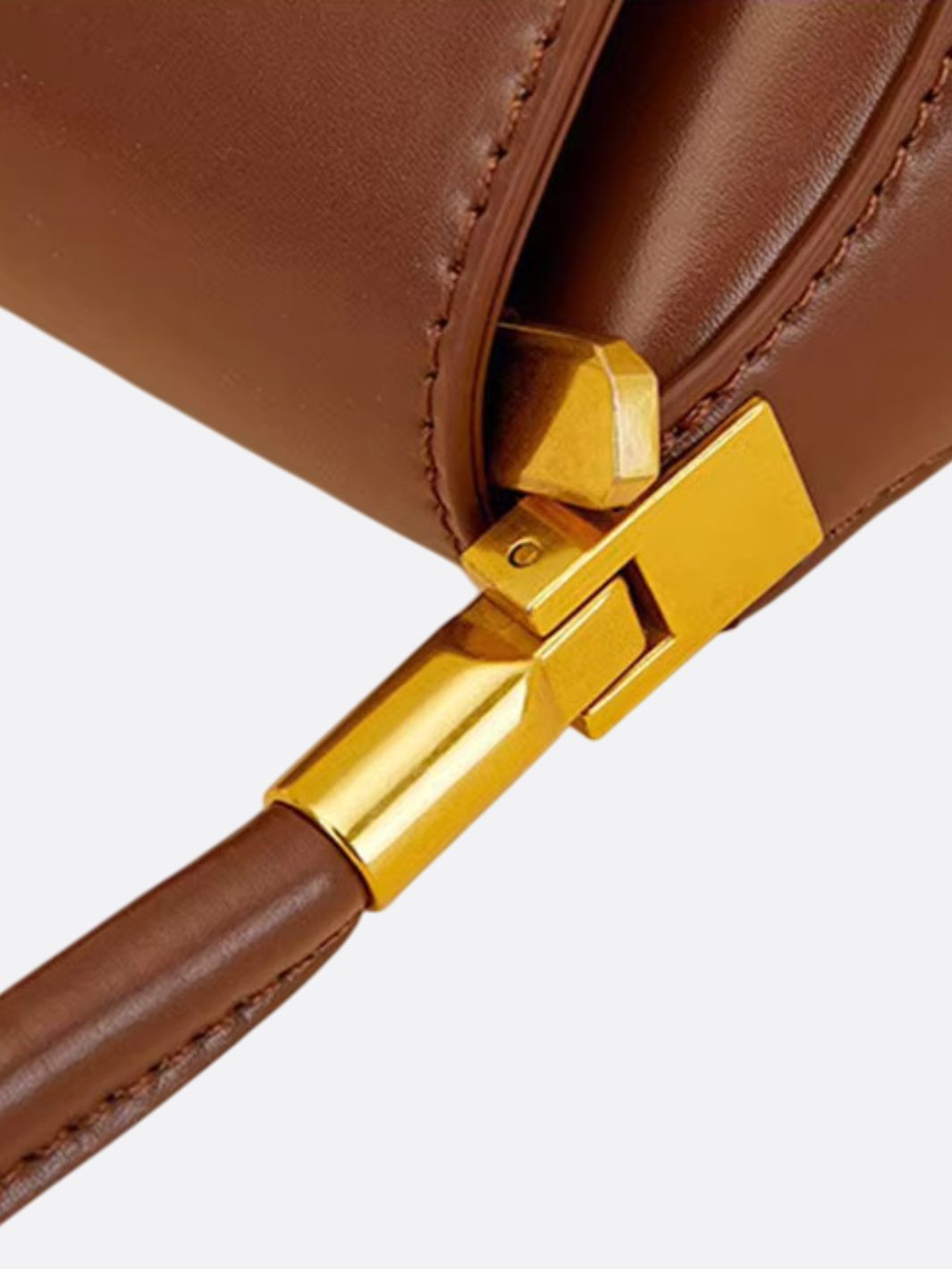Vivienne Retro Baguette Bag – Structured Leather Shoulder Purse