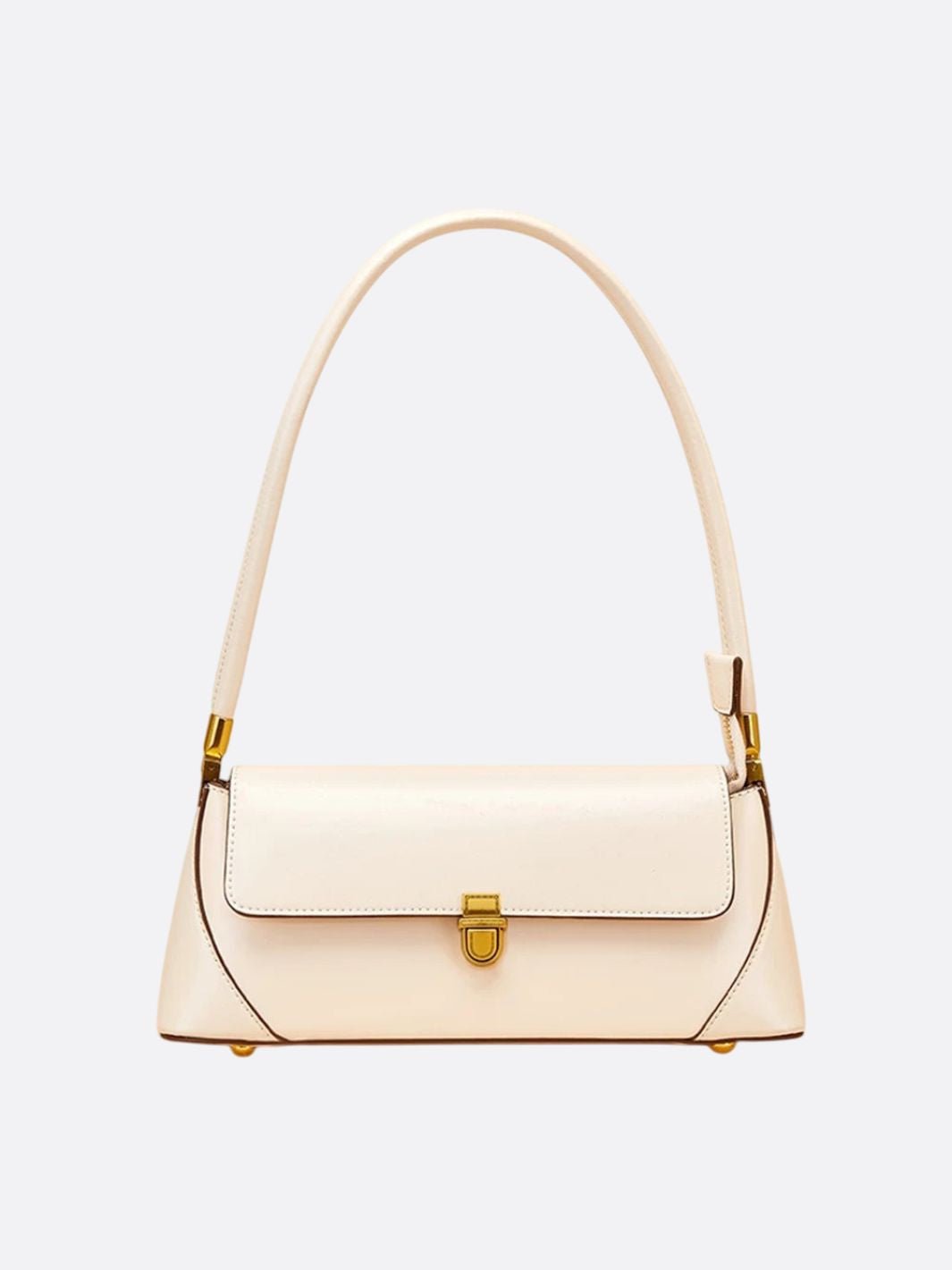 Vivienne Retro Baguette Bag – Structured Leather Shoulder Purse