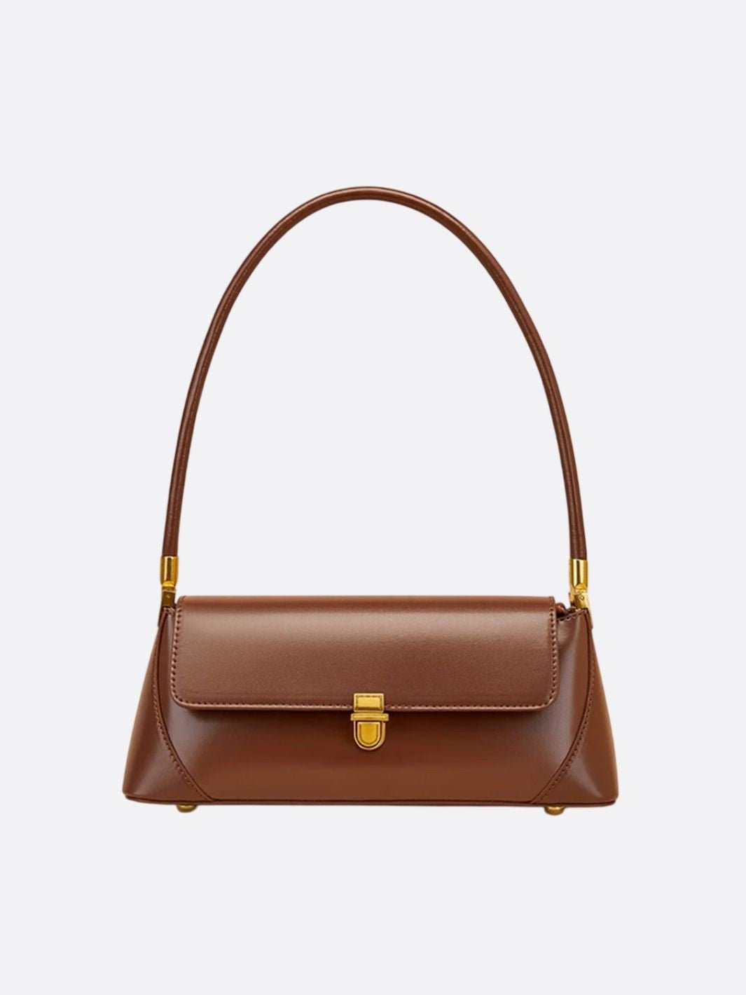 Vivienne Retro Baguette Bag – Structured Leather Shoulder Purse