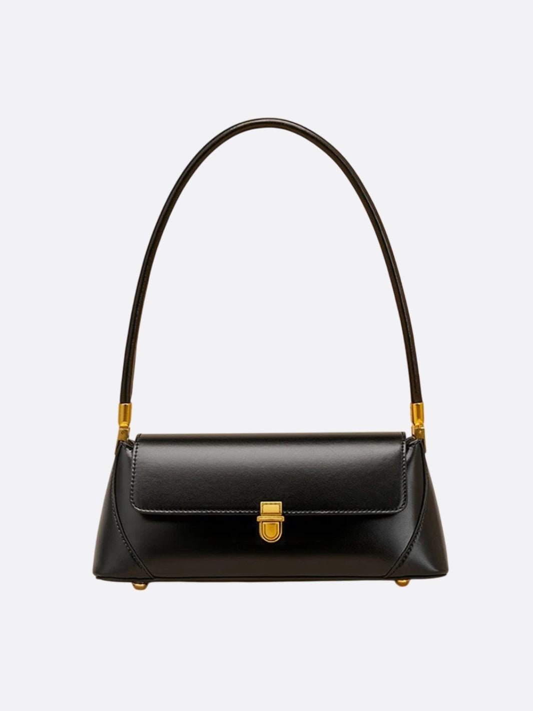 Vivienne Retro Baguette Bag – Structured Leather Shoulder Purse
