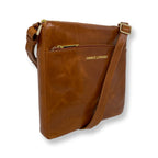 Sac à Bandoulière en cuir Cognac | Gisèle - PRÉCOMMANDE