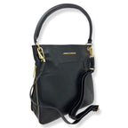 Sac à main en Cuir Véritable Noir, Amélie