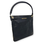 Sac à main en Cuir Véritable Noir, Amélie