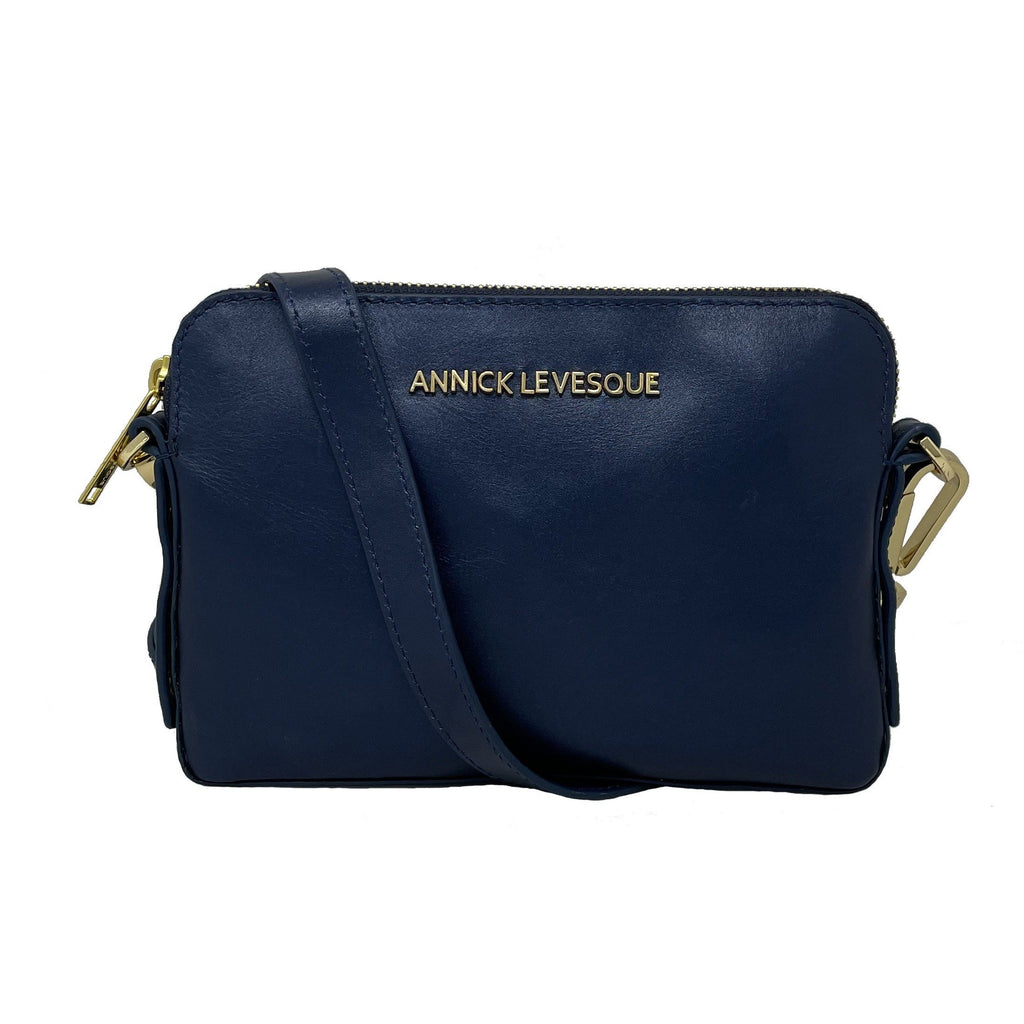 Sac à main deux en un, bleu Marine | Clarence - PRÉCOMMANDE