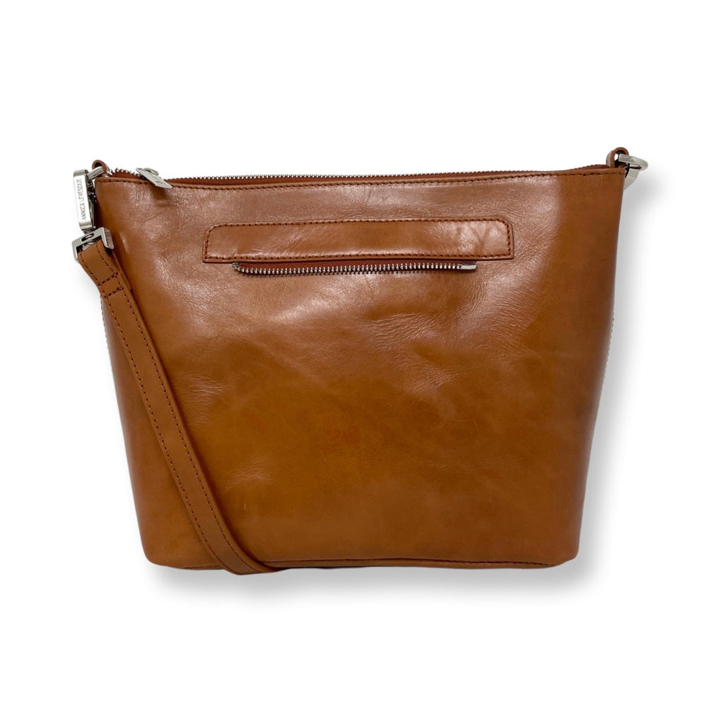 Sac à Main en Cuir véritable Cognac | Lina