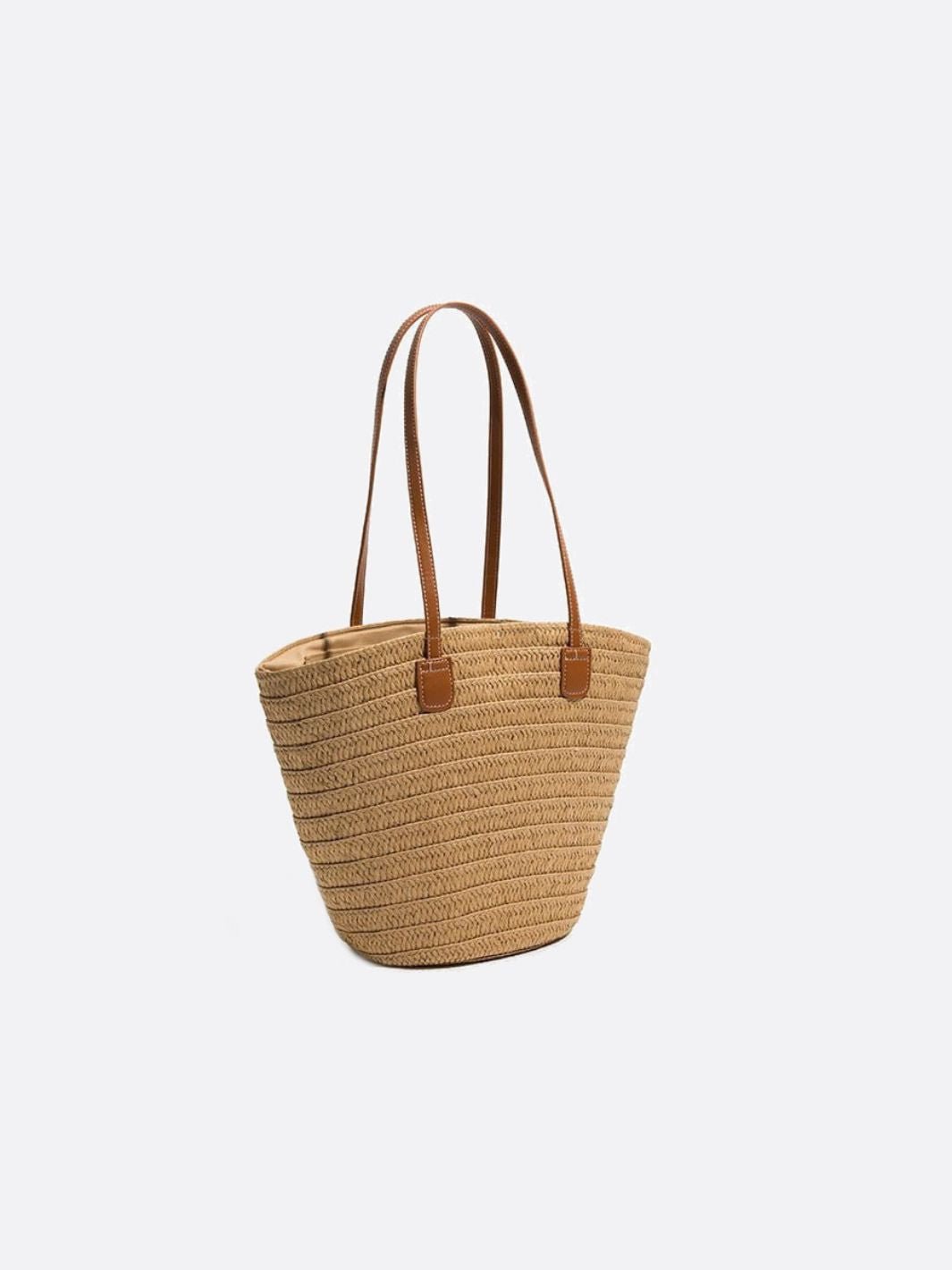 Capri Classic Straw Tote – Woven Handbag