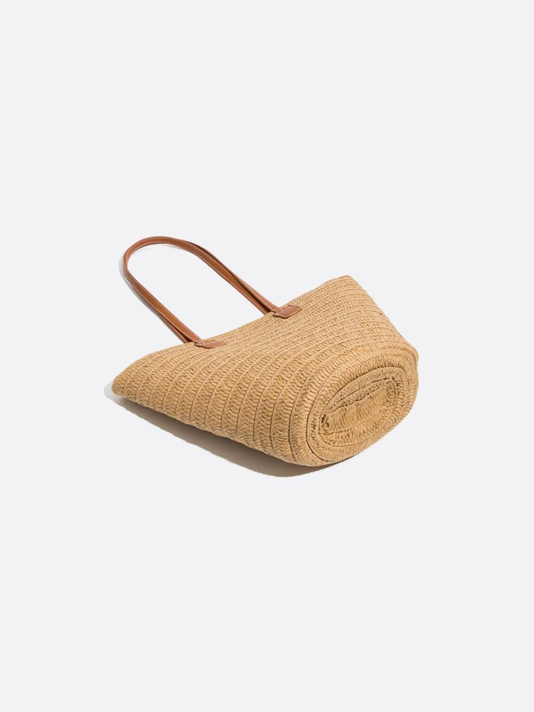 Capri Classic Straw Tote – Woven Handbag