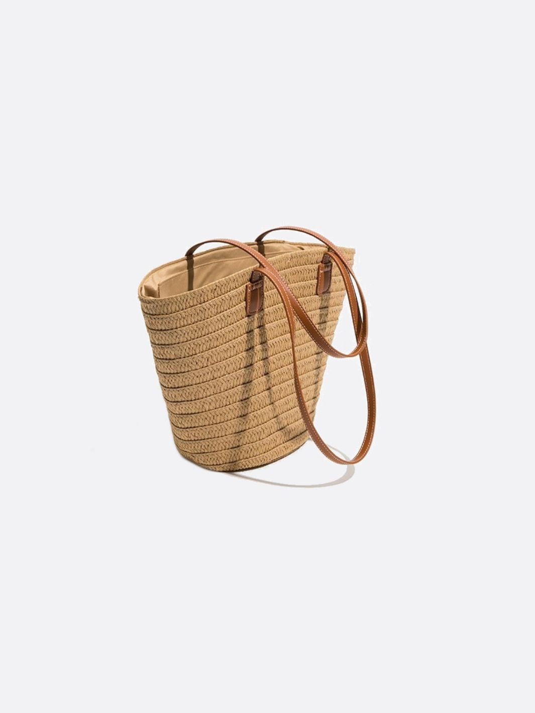 Capri Classic Straw Tote – Woven Handbag