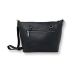 Sac à main en cuir noir | Lina