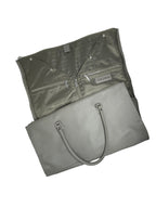 Grand Sac de Voyage-Housse en Cuir Véritable Gris, Frederick