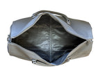 Grand Sac de Voyage-Housse en Cuir Véritable Gris, Frederick