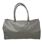 Grand Sac de Voyage-Housse en Cuir Véritable Gris, Frederick