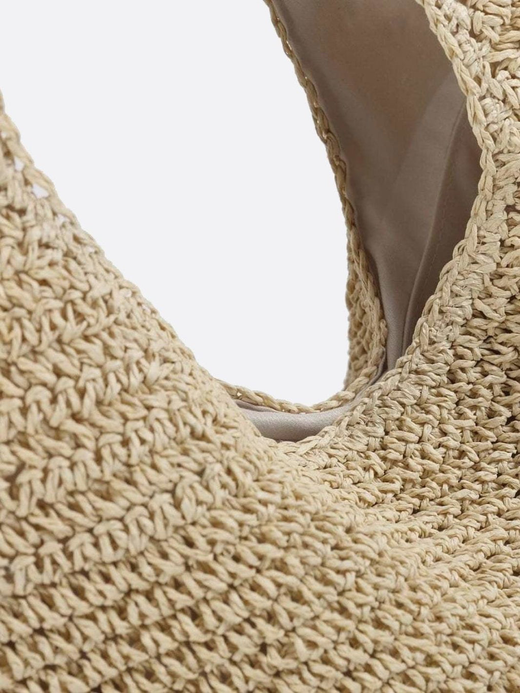Lina Soft Straw Tote – Slouchy Woven Shoulder Bag