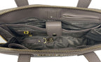 Sac à main en cuir Taupe | Justine