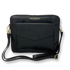 Sac de travail en cuir noir | Sofia