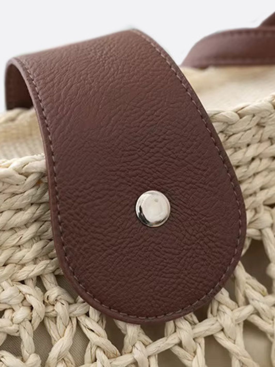 Rio Half-Moon Rope Crossbody Bag – Open-Weave Straw Bag