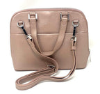Sac à main en Cuir Rose Platine  | Justine